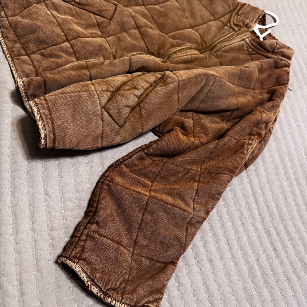 Free People Tan Puffer Jacket - Picture 8 of 8
